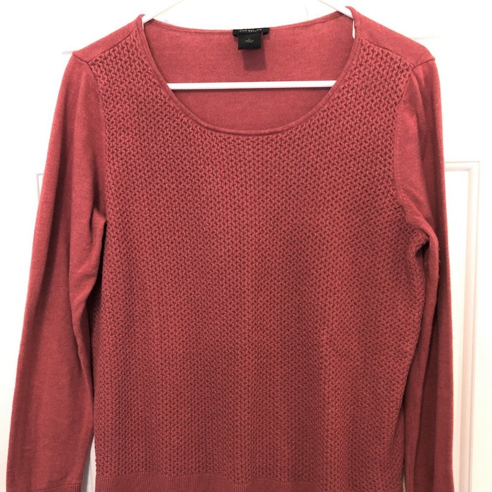 Ann Taylor Factory Cotton blend sweater